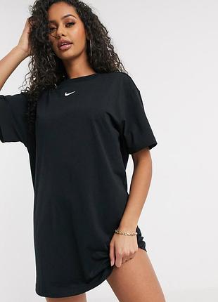 Жіноча сукня nike sportswear chill knit women’s oversized t-shirt dress dv7882-010 розмір: s