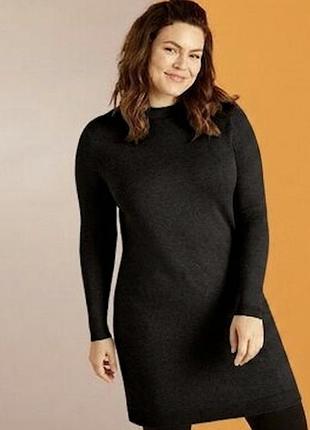 Esmara черное базовое платье 3 xl 56/58 euro