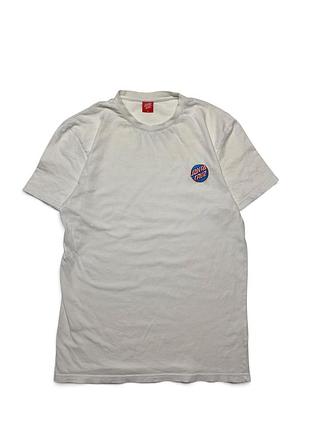 Чоловіча футболка santa cruz classic dot біла m