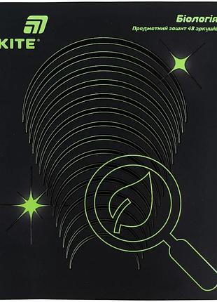 Тетрадь предметная kite lumen k26-240-7, 48 листов, клетка, биология