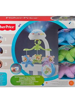Мобиль на кровать детский fisher-price сон бабочки