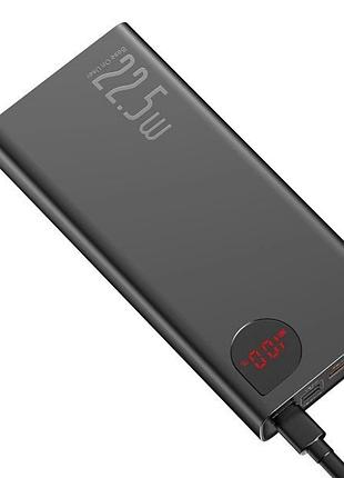 Павербанк 20000 mah 22.5w power bank baseus adaman портативний акумулятор зовнішній акумулятор повербанк