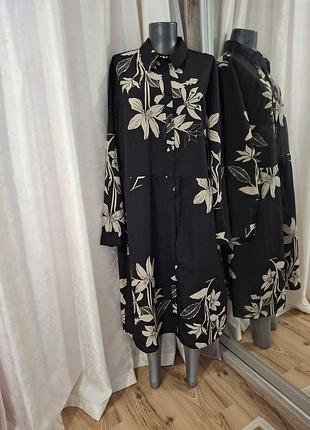 Красивое платье 👗 рубашка большого размера
