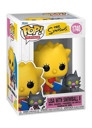 Набір фігурок funko pop! серії "сімпсони s11" - ліса й маленький помічник санти