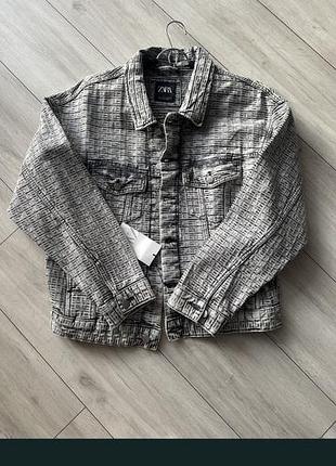 Джинсовий бомбер zara