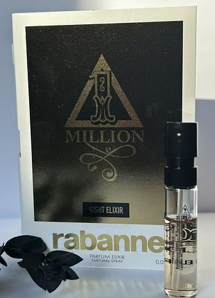 Оригінал пробник 1 million paco rabanne one million night elixir