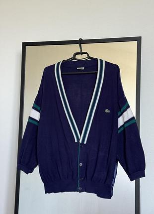 Вінтажний кардиган 70х lacoste розмір m