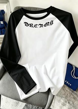 Лонгслів чоловічий типу chrome hearts чорно-білий,розмір м