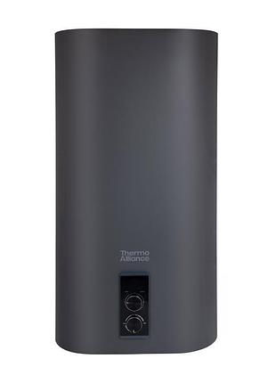 Водонагреватель электрический thermo alliance 50 л, grey, плоский вертикальный, сухой тэн 2 квт (0.8+1,2) dt50v20gpdd2g