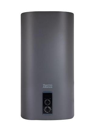 Водонагреватель электрический thermo alliance 50 л grey, плоский вертикальный, мокрый тэн 2 квт (0,8+1,2) dt50v20g(pd)/2g