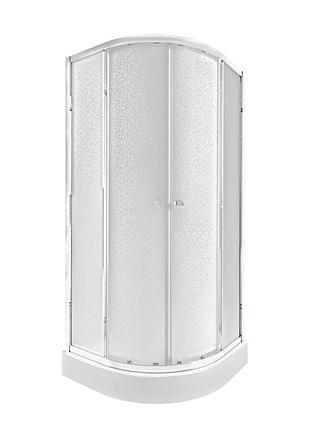 Набор qtap душевая кабина presto crm1099ap5 pear 1970x900x900 мм + поддон robin 309912c 90x90x12 см с сифоном