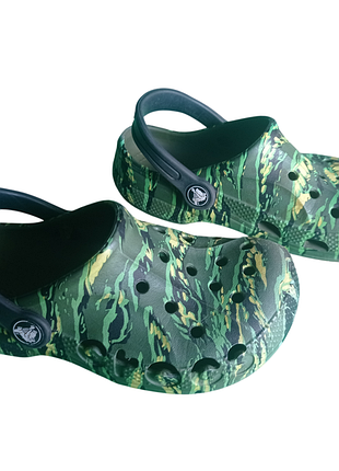 Crocs baya seasonal printed clog tiger camo 30 розмір