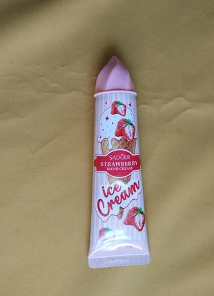 Детский / увлажняющий крем для рук sadoer strawberry hand cream (клубника), 30 г