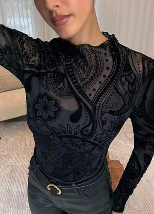 Shein вишуканий лонгслів р.m