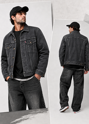 Вінтажна чоловіча джинсова куртка levi's