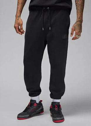 Штани чоловічі air jordan m flight flc black fv7251-010