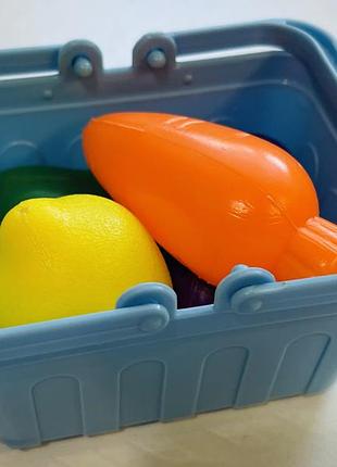 Кошик супермаркет з овочами набір