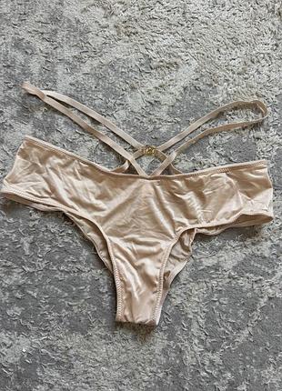 Трусики жіночі victoria’s secret бежеві