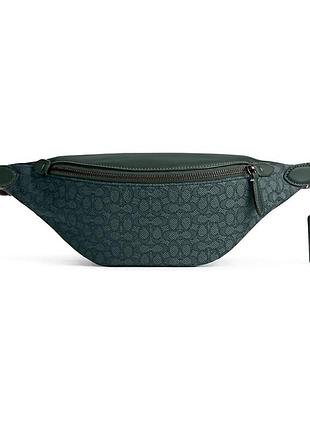 Сумка coach track beltbag green cm373 rft