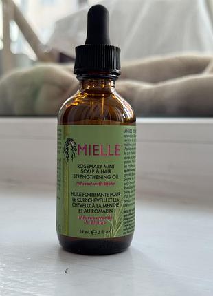 Олійка для росту волосся з розмарином mielle rosemary mint scalp & hair strengthening oil