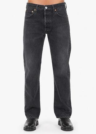 Levi’s 501 original w32 l32 чоловічі джинси straight fit black washed