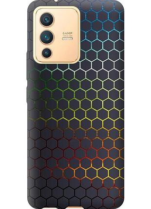Чохол силіконовий на телефон vivo v23 соти, які переливаються "498u-2642-58250"