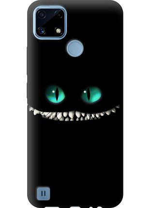Чохол силіконовий на телефон realme c21 чеширський кіт "689u-2321-58250"