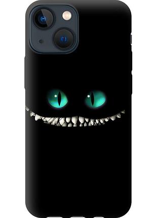 Чехол 2d пластиковый на телефон iphone 13 mini чеширский кот "689t-2373-58250"