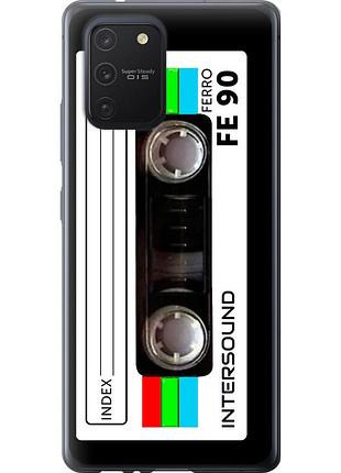Чехол 2d пластиковый на телефон samsung galaxy s10 lite 2020 кассета с90 "4894t-1851-58250"
