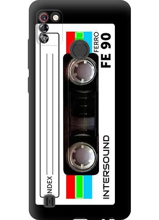 Чехол силиконовый на телефон tecno pop 4 pro bc3 кассета с90 "4894u-2444-58250"