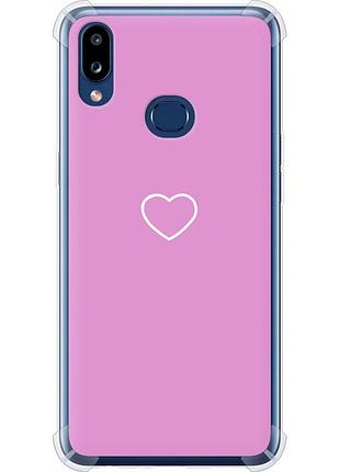 Чехол силикон с усиленными углами на телефон samsung galaxy a10s a107f сердце 2 "4863sp-1776-58250"