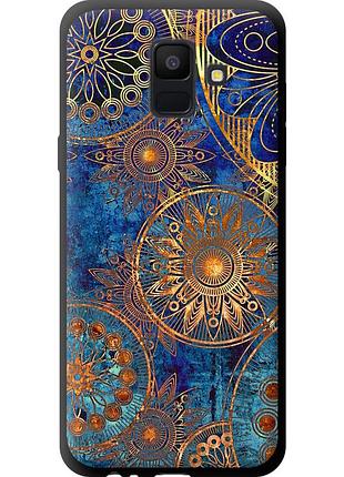 Чохол tpu на телефон samsung galaxy a6 2018 золотий візерунок "678b-1480-58250"