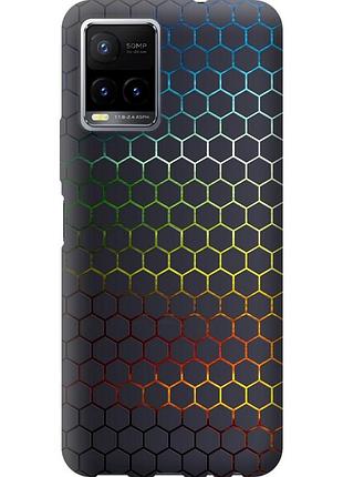Чохол силіконовий на телефон vivo y33s соти, які переливаються "498u-2643-58250"