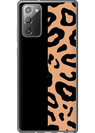 Чехол 2d пластиковый на телефон samsung galaxy note 20 пятна леопарда "4269t-2036-58250"
