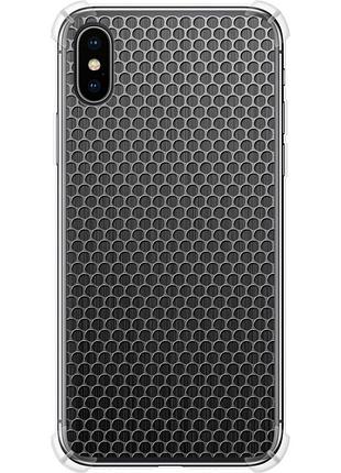 Чехол силикон с усиленными углами на телефон iphone x ячейки "243sp-1050-58250"