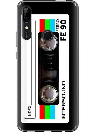 Чехол силиконовый на телефон huawei y9 prime 2019 кассета с90 "4894u-1736-58250"