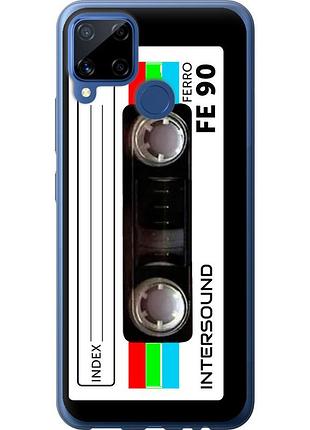 Чехол силиконовый на телефон realme c15 кассета с90 "4894u-2063-58250"
