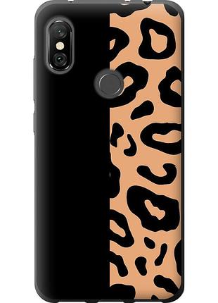 Чохол силіконовий на телефон xiaomi redmi note 6 pro плями леопарда "4269u-1551-58250"