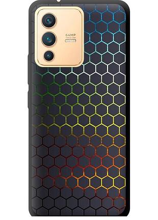 Чохол tpu на телефон vivo v23 соти, які переливаються "498b-2642-58250"