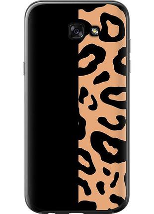 Чехол 2d пластиковый на телефон samsung galaxy a7 (2017) пятна леопарда "4269t-445-58250"
