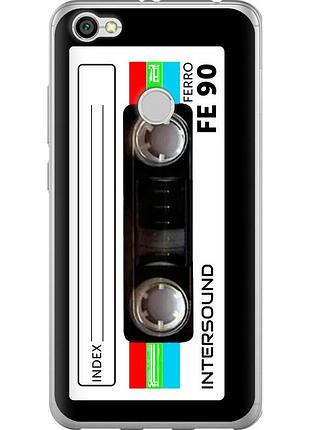 Чохол 2d пластиковий на телефон xiaomi redmi note 5a prime касета з 90 "4894t-1063-58250"