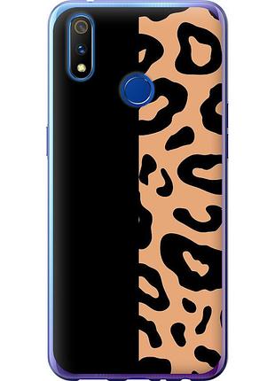 Чехол силиконовый на телефон realme 3 pro пятна леопарда "4269u-1863-58250"