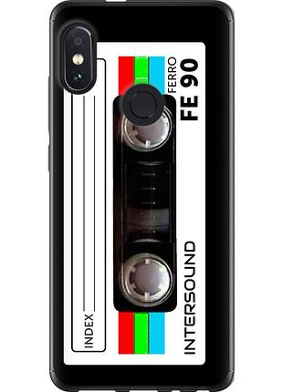 Чехол 2d пластиковый на телефон xiaomi redmi note 5 кассета с90 "4894t-1516-58250"