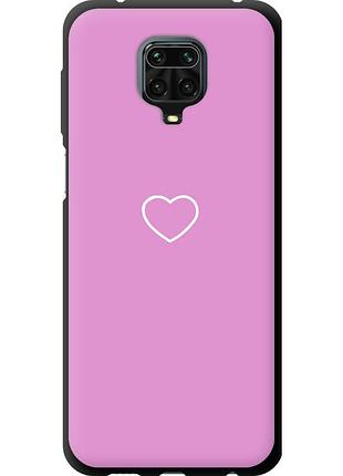 Чехол tpu на телефон xiaomi redmi note 9 pro сердце 2 "4863b-1911-58250"