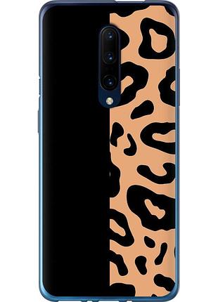 Чехол силиконовый на телефон oneplus 7 pro пятна леопарда "4269u-1696-58250"