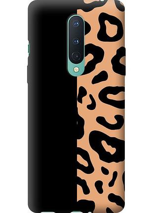 Чохол 2d пластиковий на телефон oneplus 8 плями леопарда "4269t-1902-58250"