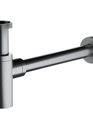 Сифон для умывальника omnires a186ni — brushed nickel (никель матовый), никель