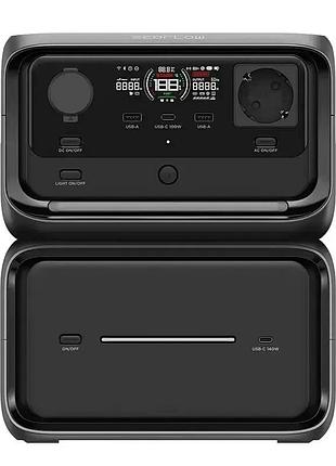 Зарядна портативна електростанція ecoflow river 3 max plus wireless