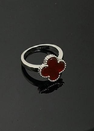Кольцо ван клиф alhambra ring silver