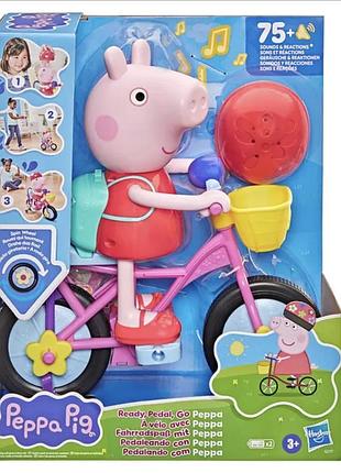 Игровые наборы свинка пеппа peppa pig peppa figurines свинка пеппа свинка пеппа на велосипеде